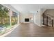 Open living space with hardwood floors and fireplace at 622 Bellemeade Nw Ave # 9, Atlanta, GA 30318