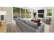 Living room with fireplace, hardwood floors and access to backyard at 622 Bellemeade Nw Ave # 9, Atlanta, GA 30318
