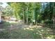 Large backyard with lush greenery and a wooded backdrop at 207 Okemah Se Trl, Marietta, GA 30060