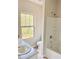 Bathroom boasts a bathtub, shower, and vanity at 482 Charleston Pl, Villa Rica, GA 30180