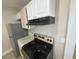 Kitchen with stainless steel range and cabinets at 1294 N Avenue Nw, Atlanta, GA 30318