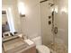 Modern bathroom with walk-in shower and concrete sink at 4373 Wieuca Ne Rd, Atlanta, GA 30342