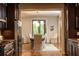 Bright dining room with hardwood floors and French doors at 4373 Wieuca Ne Rd, Atlanta, GA 30342