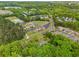 Aerial view of a residential neighborhood with lush green trees at 4107 Old Suwanee Rd, Buford, GA 30518