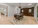 Bright dining room with hardwood floors and built-in cabinetry at 4107 Old Suwanee Rd, Buford, GA 30518