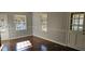 Bright living room with hardwood floors at 2030 Sanders Dr, Austell, GA 30168