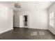 Bedroom featuring dark wood floors, a ceiling fan, and natural light from the window at 770 Grove Bnd, Decatur, GA 30030