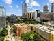 Aerial view of a building in the city with a great view at 115 W Peachtree Nw # 704, Atlanta, GA 30313