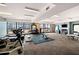 Bright fitness center offering various exercise equipment and city views at 115 W Peachtree Nw # 704, Atlanta, GA 30313