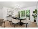 Elegant dining room featuring a large window and modern decor at 2019 Emerald Dr, Jonesboro, GA 30236