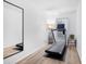 Dedicated exercise area featuring a treadmill, natural light, and neutral paint at 2201 Cumberland Se Ct, Smyrna, GA 30080