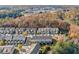 Aerial view of townhouses with fall foliage at 3939 Glenview Club Ln, Duluth, GA 30097