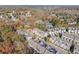 Aerial view of townhouses nestled in autumn woods at 3939 Glenview Club Ln, Duluth, GA 30097