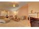 Living room with vaulted ceiling and fireplace at 160 Valley Brook Dr, Covington, GA 30016