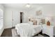 Bright bedroom with a queen-size bed and ensuite bathroom at 1052 Brookhaven Ne Walk, Brookhaven, GA 30319