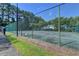 Community tennis court with chain link fence at 1945 Brian Way, Decatur, GA 30033