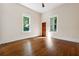 Bright bedroom with hardwood floors and an abundance of natural light at 501 Dargan Sw Pl, Atlanta, GA 30310