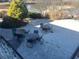 Patio with tables and chairs overlooking a lake at 28 Glenald Nw Way, Atlanta, GA 30327