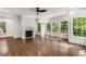 Bright bedroom with hardwood floors and fireplace at 500 Westover Nw Dr, Atlanta, GA 30305