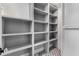 Bright walk-in pantry with ample shelving at 500 Westover Nw Dr, Atlanta, GA 30305