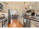 Spacious kitchen with an island and breakfast area at 636 Parkside Village Nw Way, Marietta, GA 30060