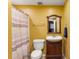 Basement bathroom with shower, toilet, and vanity at 156 Vine Creek Dr, Acworth, GA 30101