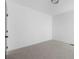 Neutral bedroom with gray carpet, white walls, and modern trim at 160 Cedarwood Ln, Roswell, GA 30075