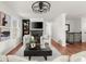 Elegant living room featuring a fireplace and built-in shelving at 2148 Allgood Rd, Marietta, GA 30062