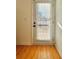 White door with blinds leading to backyard at 520 Mary Sw St, Atlanta, GA 30310