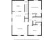 One-story home floor plan at 520 Mary Sw St, Atlanta, GA 30310