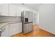Modern kitchen with stainless steel appliances and granite countertops at 520 Mary Sw St, Atlanta, GA 30310