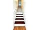 Elegant wooden staircase leading to the upper level of the house at 520 Mary Sw St, Atlanta, GA 30310