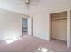 A bedroom is illuminated by natural light and includes a closet at 3640 Longfellow Trl, Marietta, GA 30062