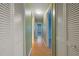 Hallway with light walls and built-in storage at 3599 Woodbriar Cir # G, Tucker, GA 30084