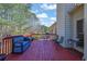 Spacious deck with seating area, offering peaceful backyard views at 3643 Southland Ne Dr, Buford, GA 30519