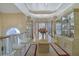 Elegant formal dining room with bay window and built-in hutch at 3643 Southland Ne Dr, Buford, GA 30519