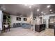 Open floor plan with a spacious living area and a modern kitchen at 529 Dasheill Ln, Atlanta, GA 30349