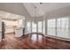 Bright breakfast area with hardwood floors and kitchen views at 7715 Bold Springs Xing, Cumming, GA 30041