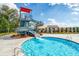 Exciting large waterslide at the community pool at 222 Depot Landing Rd # 58, Auburn, GA 30011