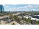 Stunning aerial view showcasing city skyline and lush greenery at 795 Hammond Dr # 1407, Atlanta, GA 30328