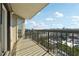 Private balcony offering breathtaking city views at 795 Hammond Dr # 1407, Atlanta, GA 30328
