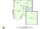 Detailed floorplan showcasing the layout of the home, including the kitchen, living room, and garage at 1878 Hamby Place Nw Dr, Acworth, GA 30102