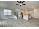 Spacious living room with hardwood floors and fireplace at 214 Depot Landing Rd # 62, Auburn, GA 30011