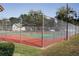 Two tennis courts with chain link fence, near trees and houses at 214 Depot Landing Rd # 62, Auburn, GA 30011