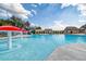 Resort-style pool with water features and a slide at 216 Depot Landing Rd # 61, Auburn, GA 30011