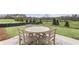 Peaceful patio with table and chairs, overlooking backyard at 630 Pineberry Ct, Grayson, GA 30017