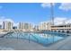 Relaxing rooftop pool with plenty of lounge chairs at 860 Peachtree Ne St # 2417, Atlanta, GA 30308