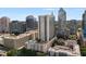High-rise building and surrounding cityscape, seen from above at 860 Peachtree Ne St # 2605, Atlanta, GA 30308