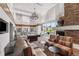 Community game room with pool table and comfortable seating at 860 Peachtree Ne St # 2605, Atlanta, GA 30308