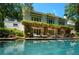 Inviting pool area with patio furniture and lush landscaping at 1020 W Wesley Nw Rd, Atlanta, GA 30327